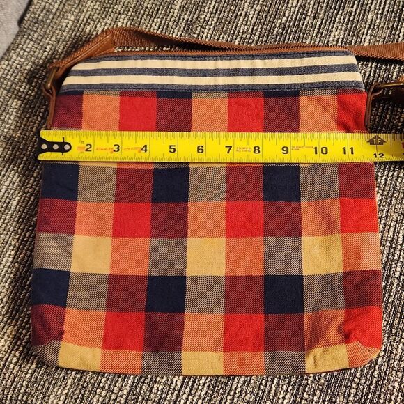 Bella Taylor All Stars Cross Body Shoulder Purse Fabric Patchwork - Picture 13 of 15